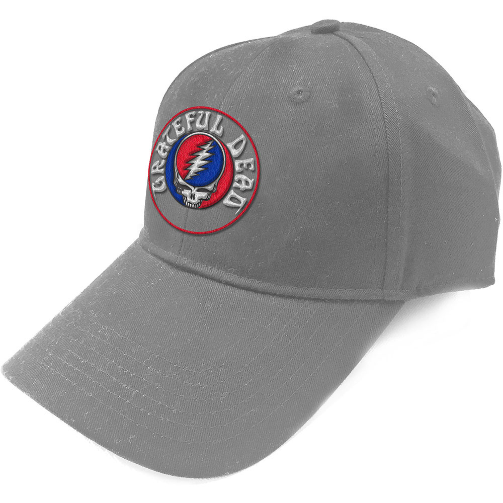 Šiltovka Grateful Dead - Steal Your Face Logo, Unisex,Šedá,Univerzálna