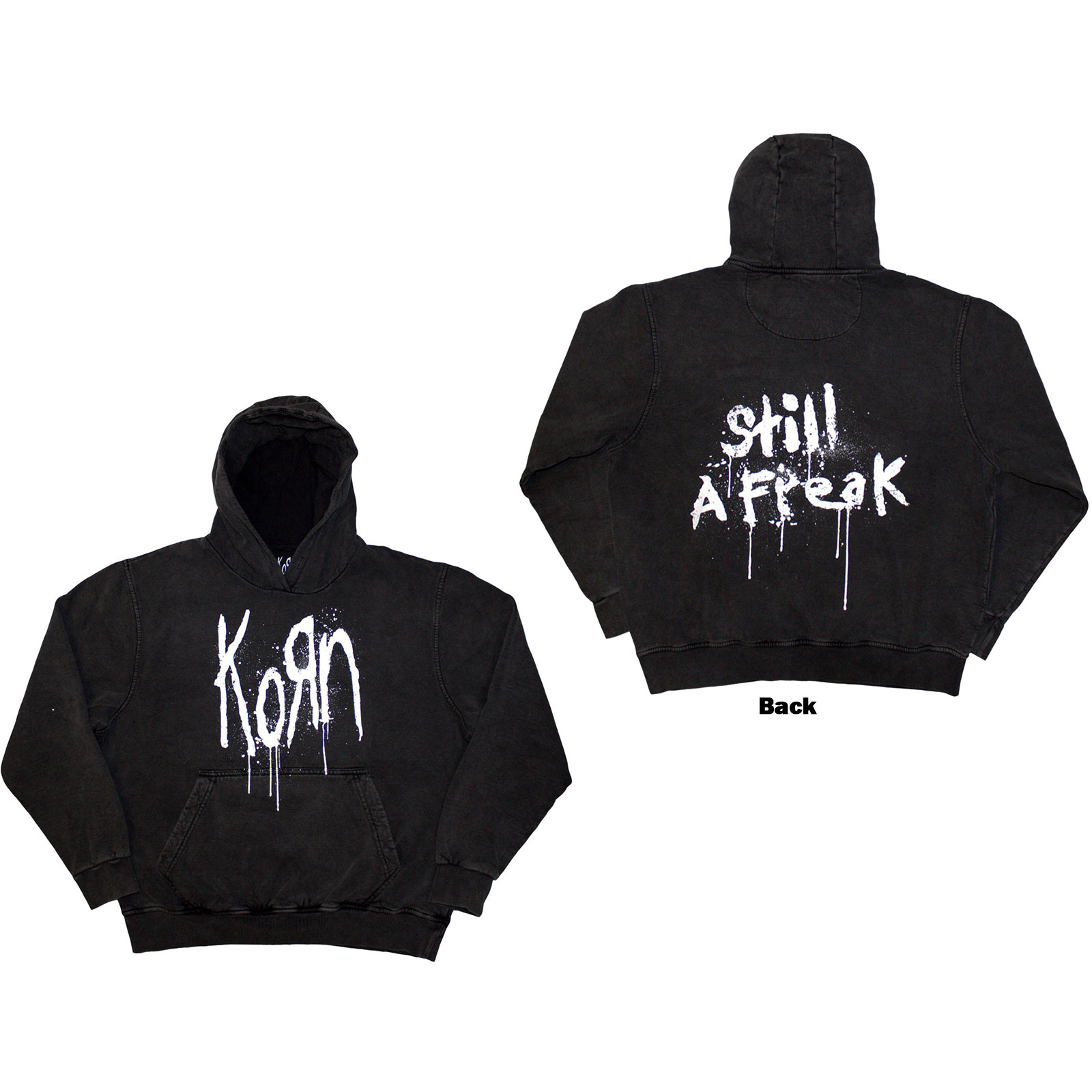 Mikina Korn - Still A Freak, Unisex,Šedá,M