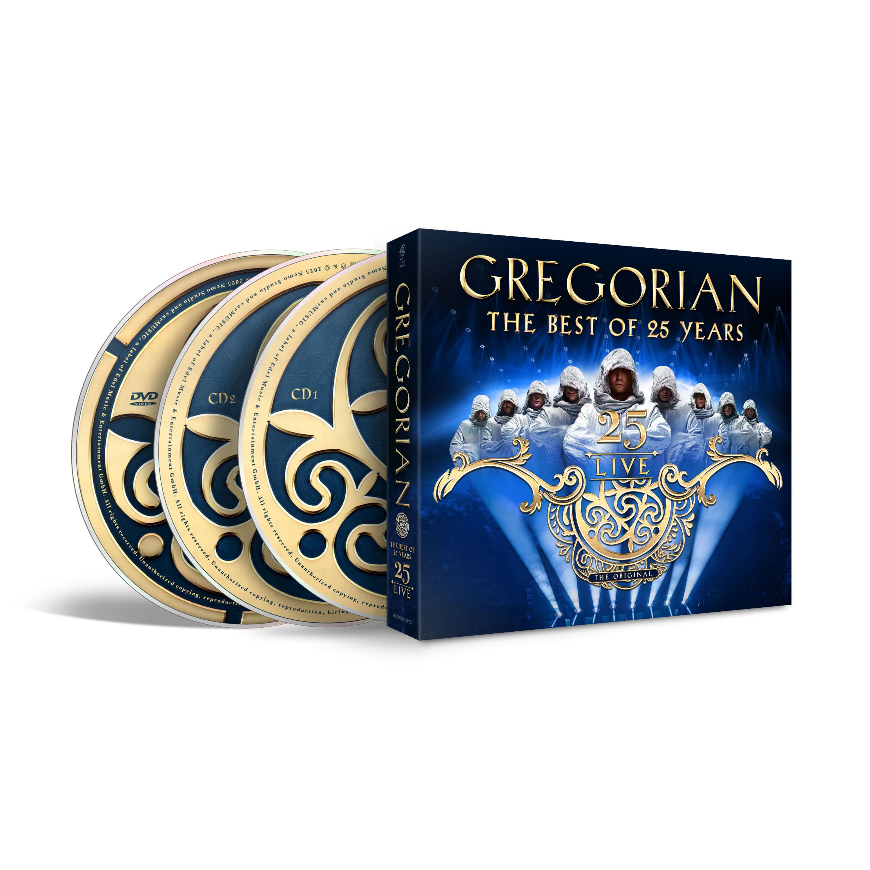 CD Gregorian - 25 LIVE