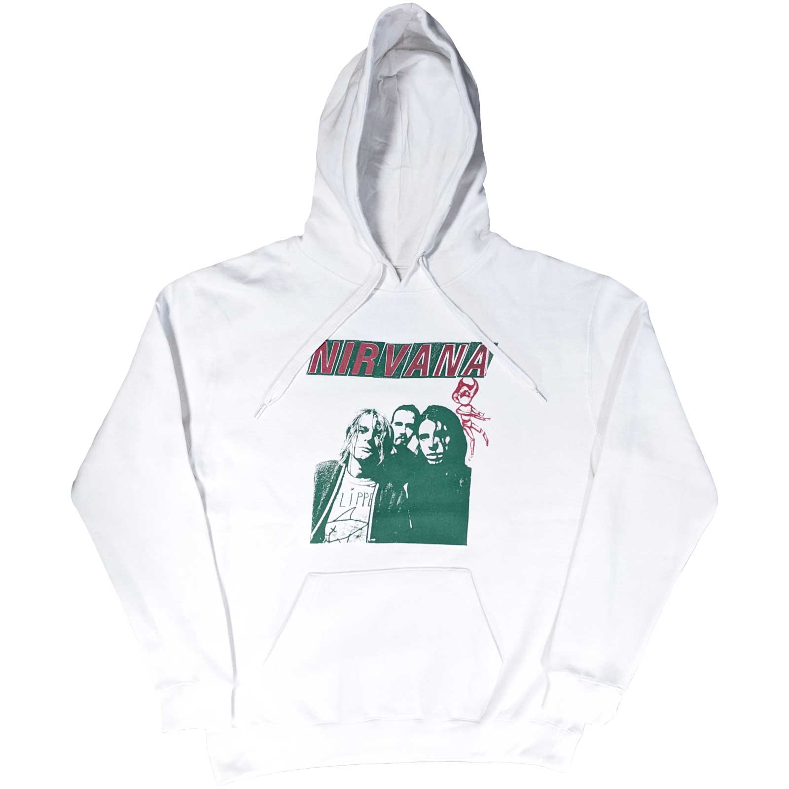 Mikina Nirvana - Flipper, Unisex,Biela,XXL