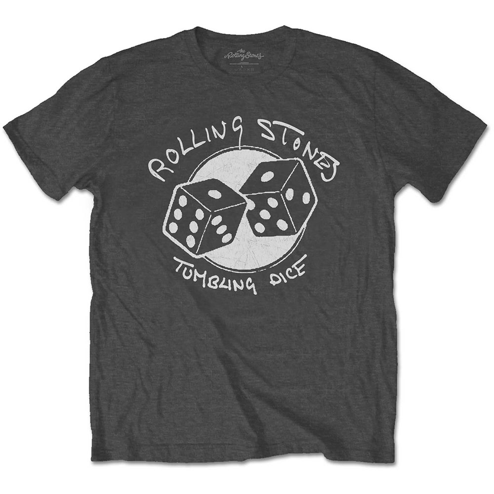 Tričko The Rolling Stones - Tumbling Dice, Unisex,Šedá,XXL