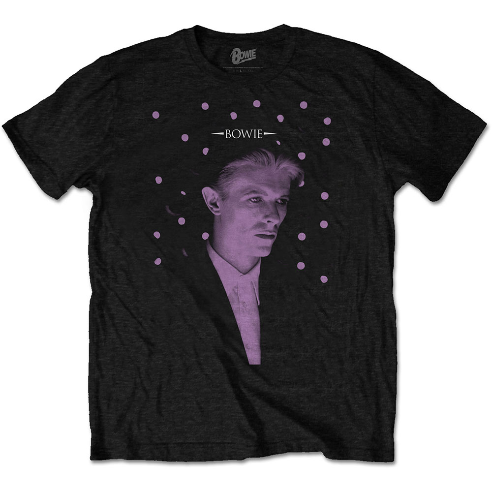 Tričko David Bowie - Dots, Unisex,Čierna,XXL