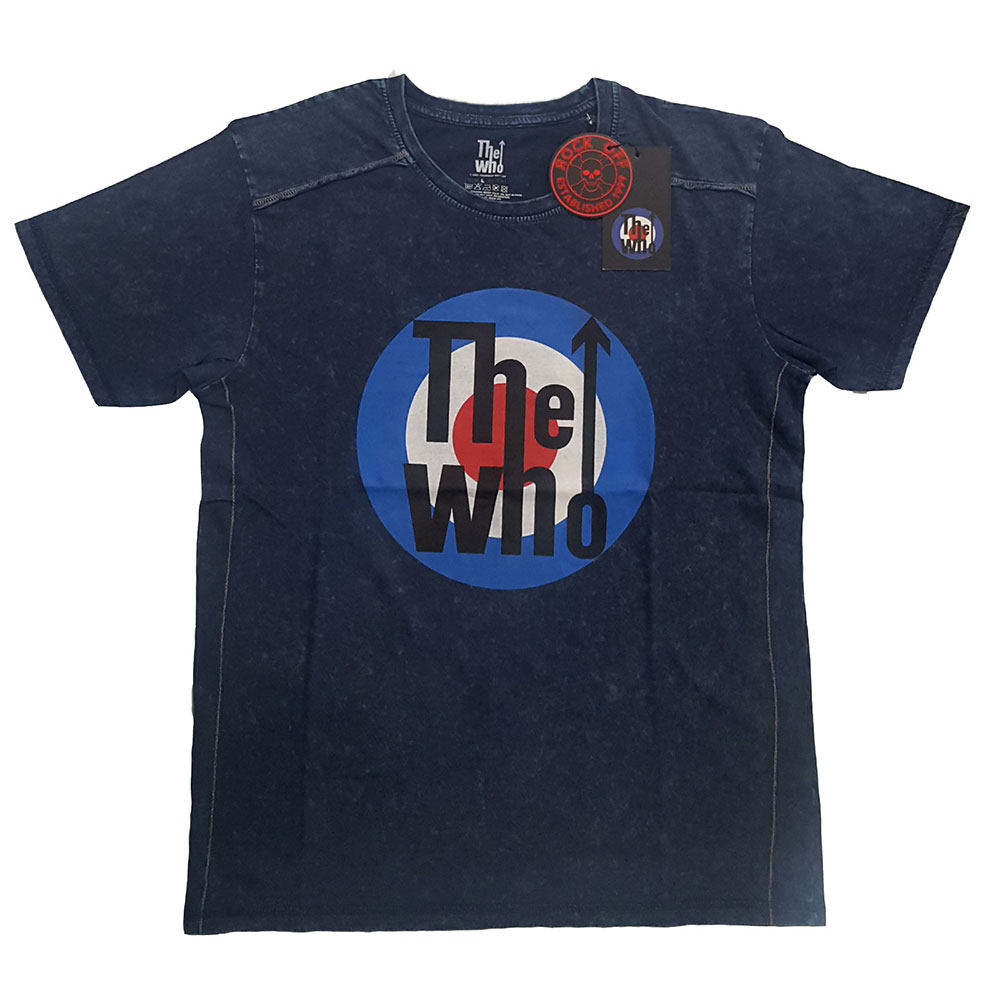 Tričko The Who - Target Logo, Unisex,Modrá,XXL