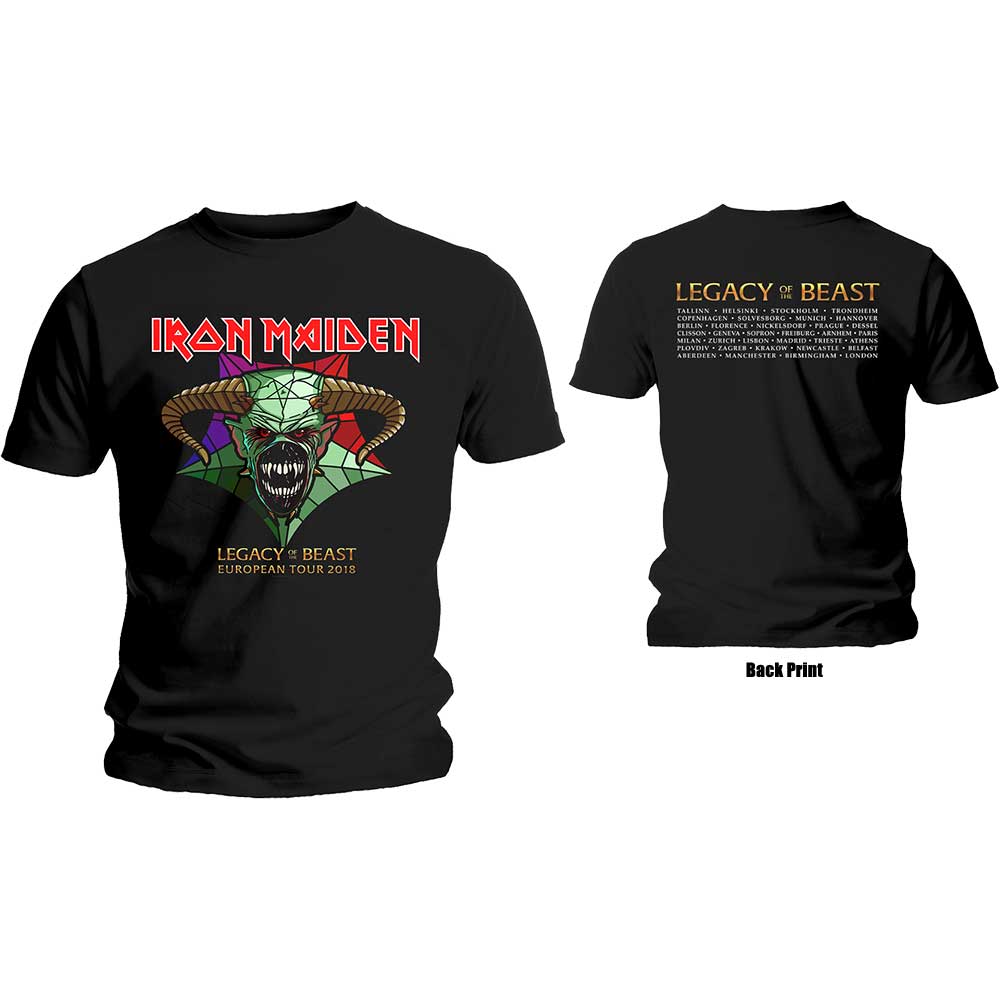 Tričko Iron Maiden - Legacy of the Beast Tour, Unisex,Čierna,XXL