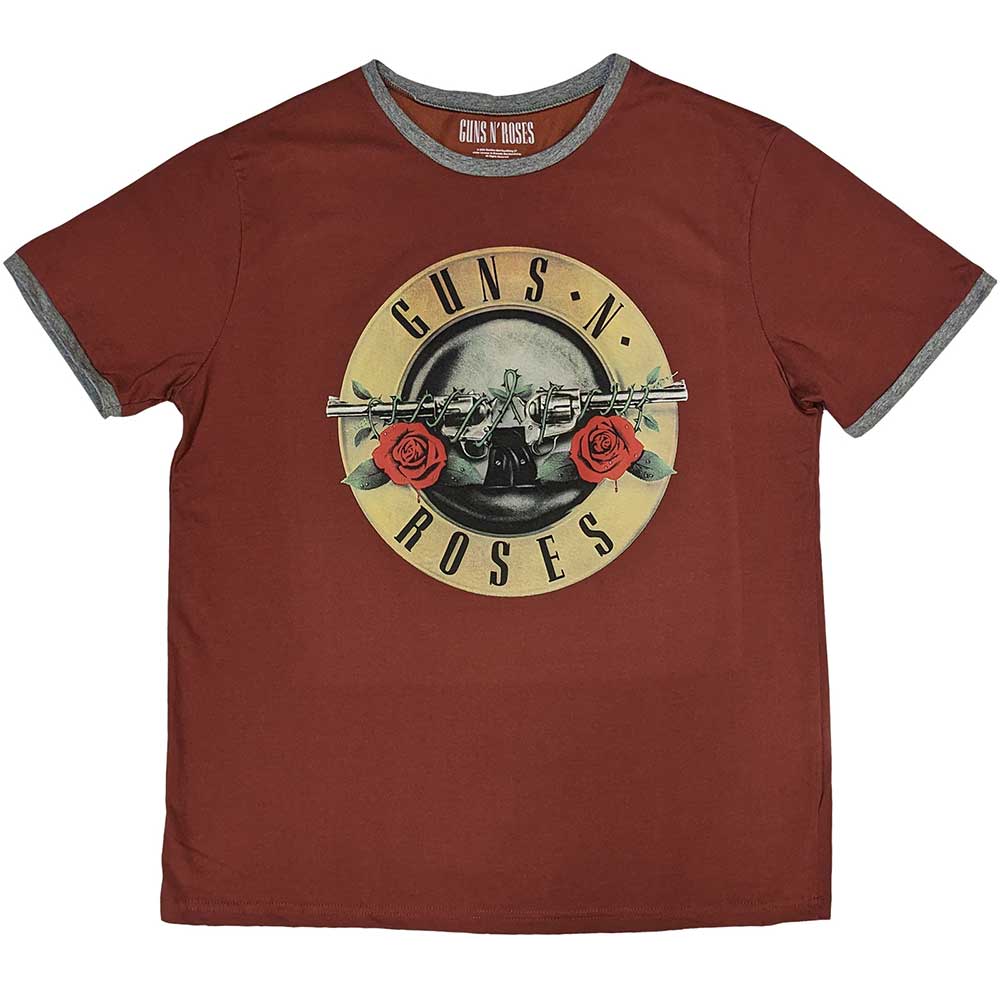 Tričko Guns N’ Roses - Classic Logo, Unisex,Červená,XXL