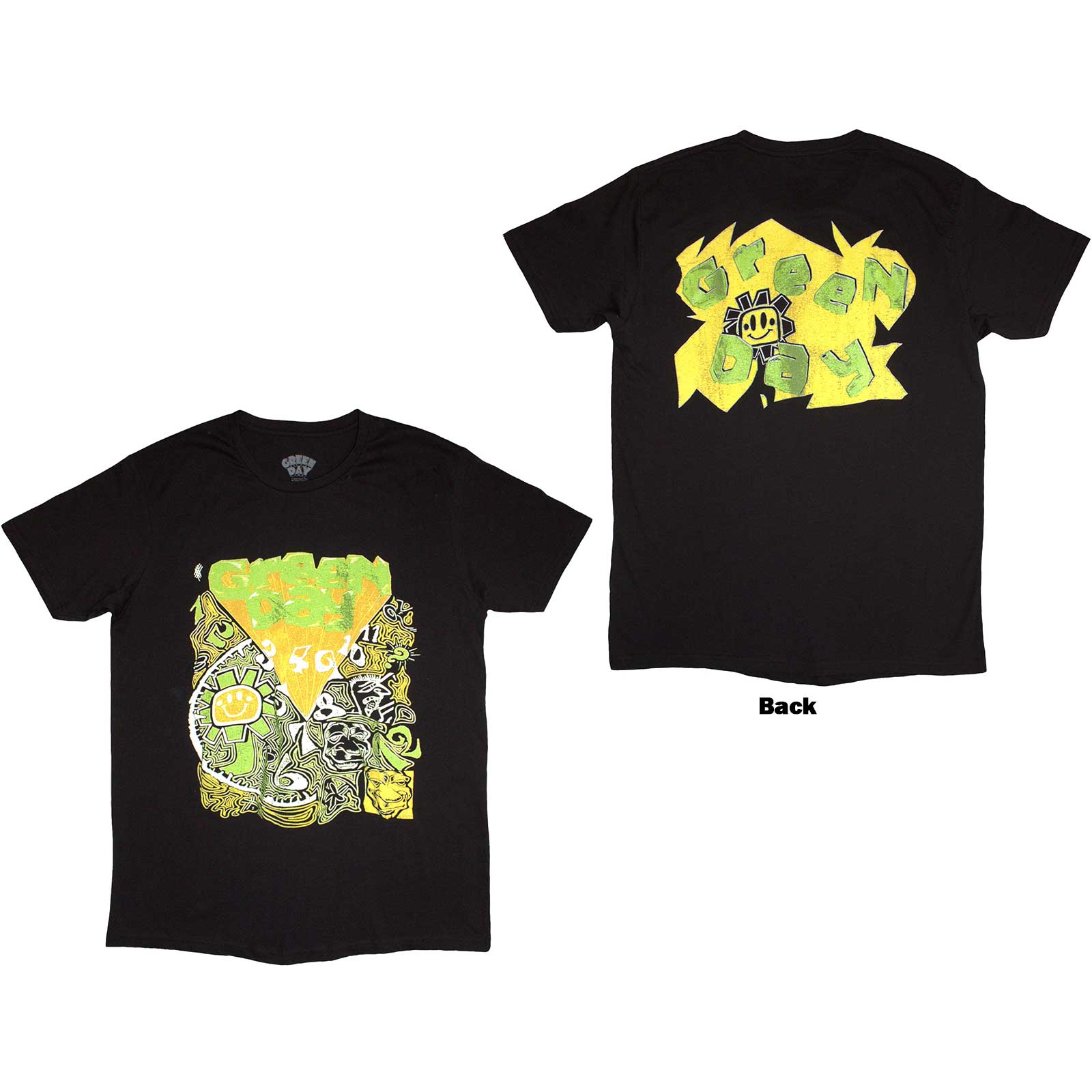 Tričko Green Day - Psychedelic Kerplunk, Unisex,Čierna,XXL