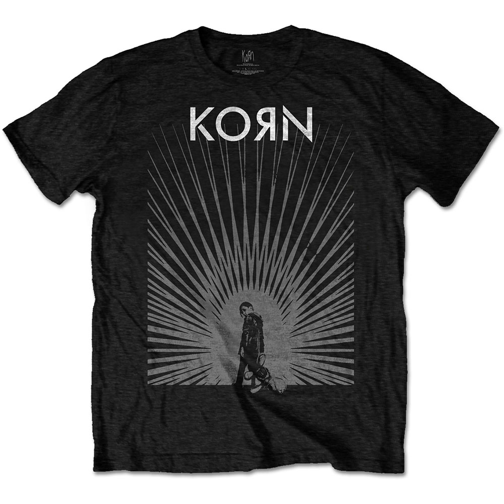 Tričko Korn - Radiate Glow, Unisex,Čierna,XXL