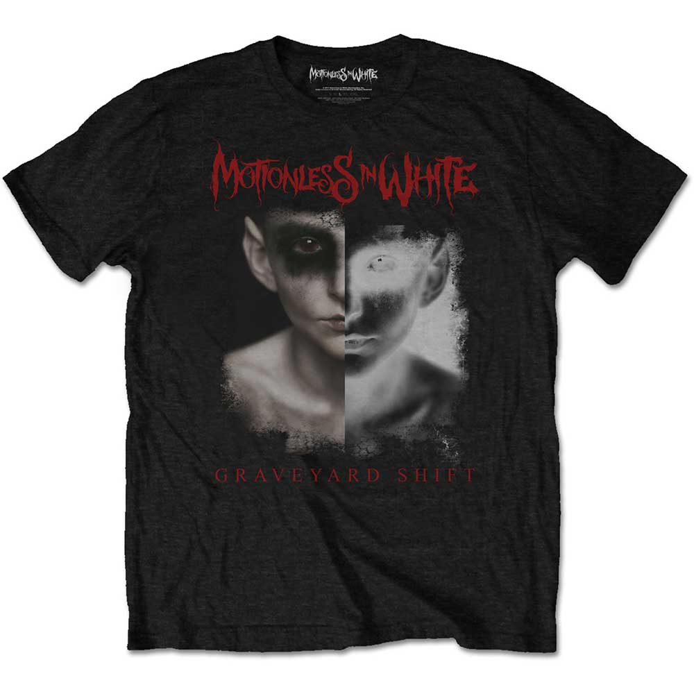Tričko Motionless in White - Split Screen, Unisex,Čierna,XXL