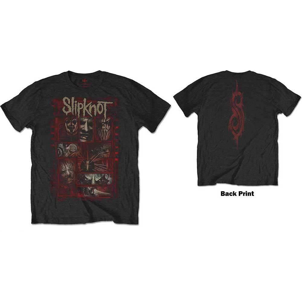 Tričko Slipknot - Sketch Boxes, Unisex,Čierna,XXL