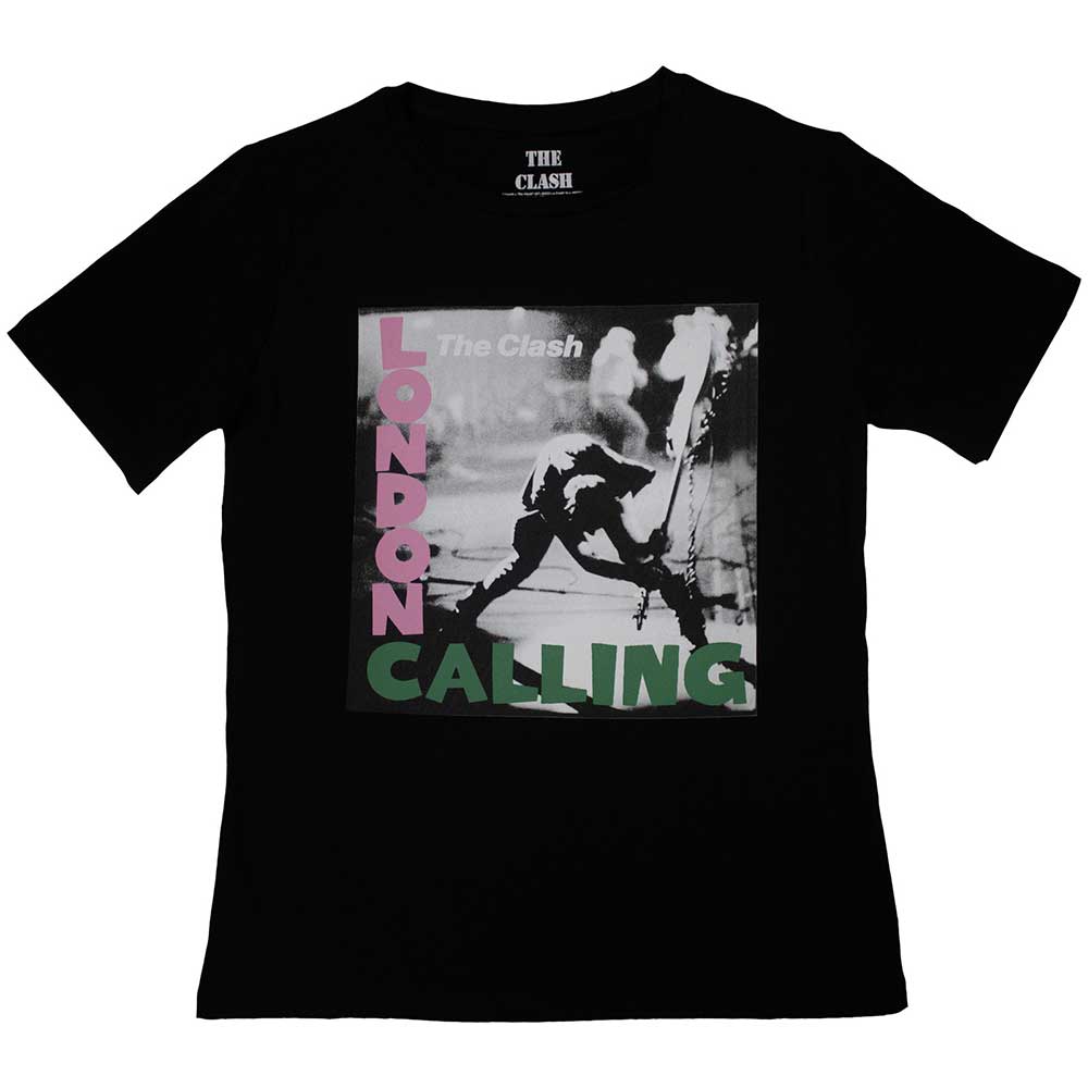 Tričko The Clash - London Calling, Žena,Čierna,XL