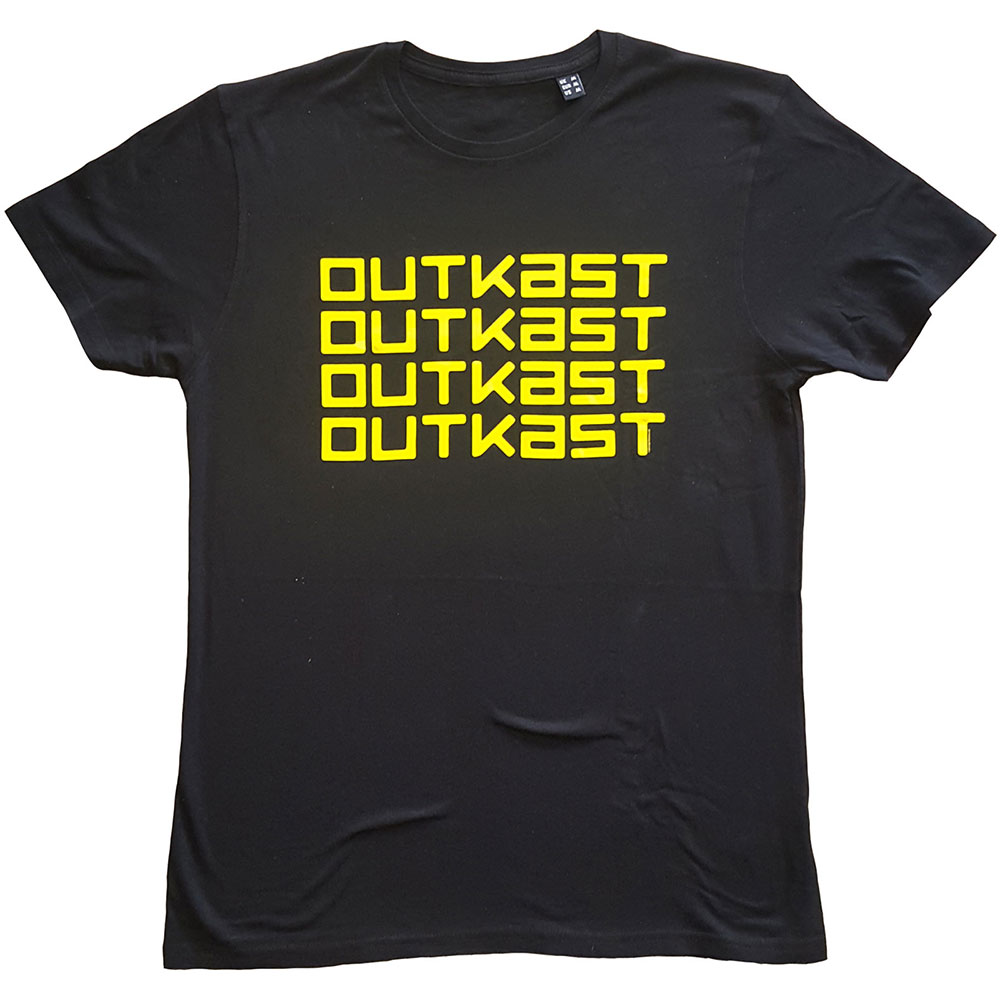 Tričko Outkast - Logo Repeat, Unisex,Čierna,XXL
