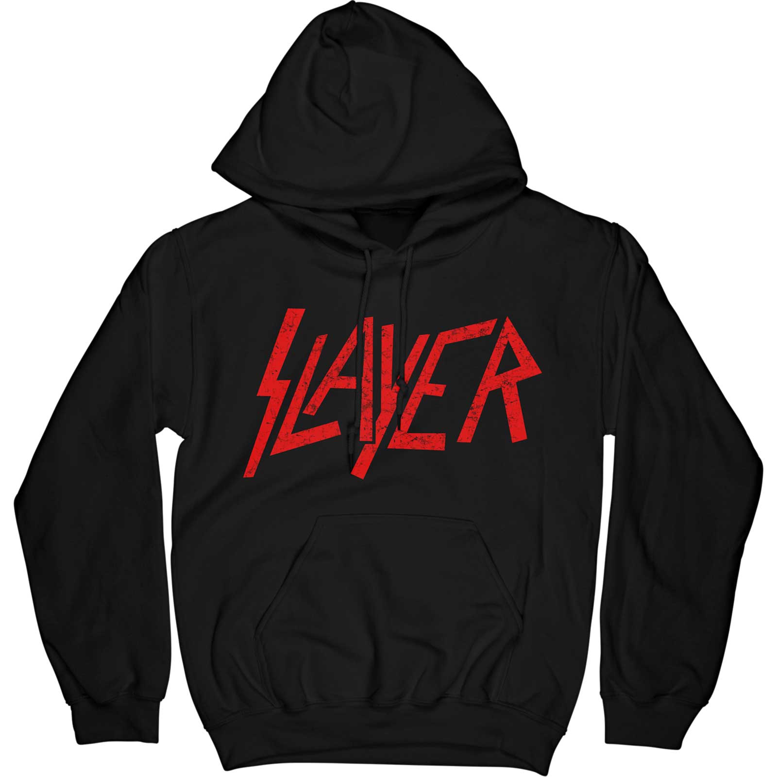 Mikina Slayer - Distressed Logo, Unisex,Čierna,XXL