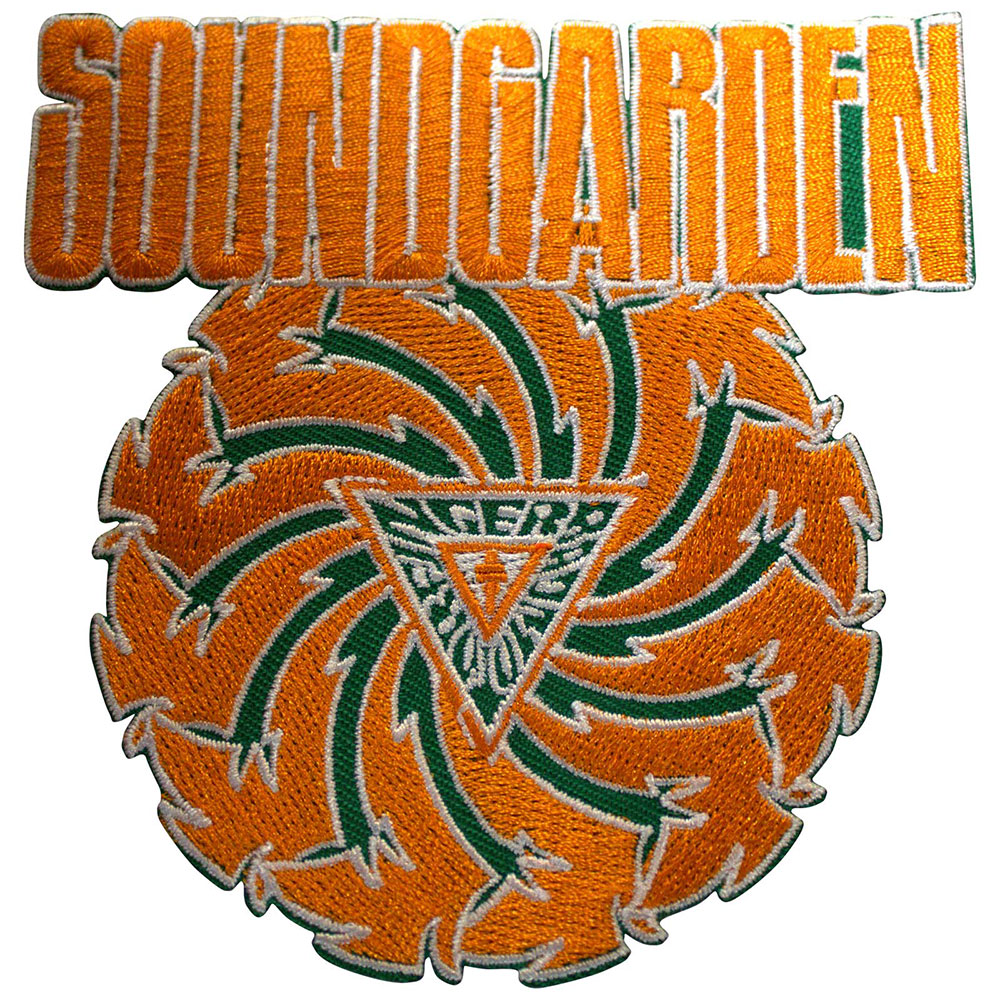 Nažehlovačka Soundgarden - Badmotorfinger Orange on Green