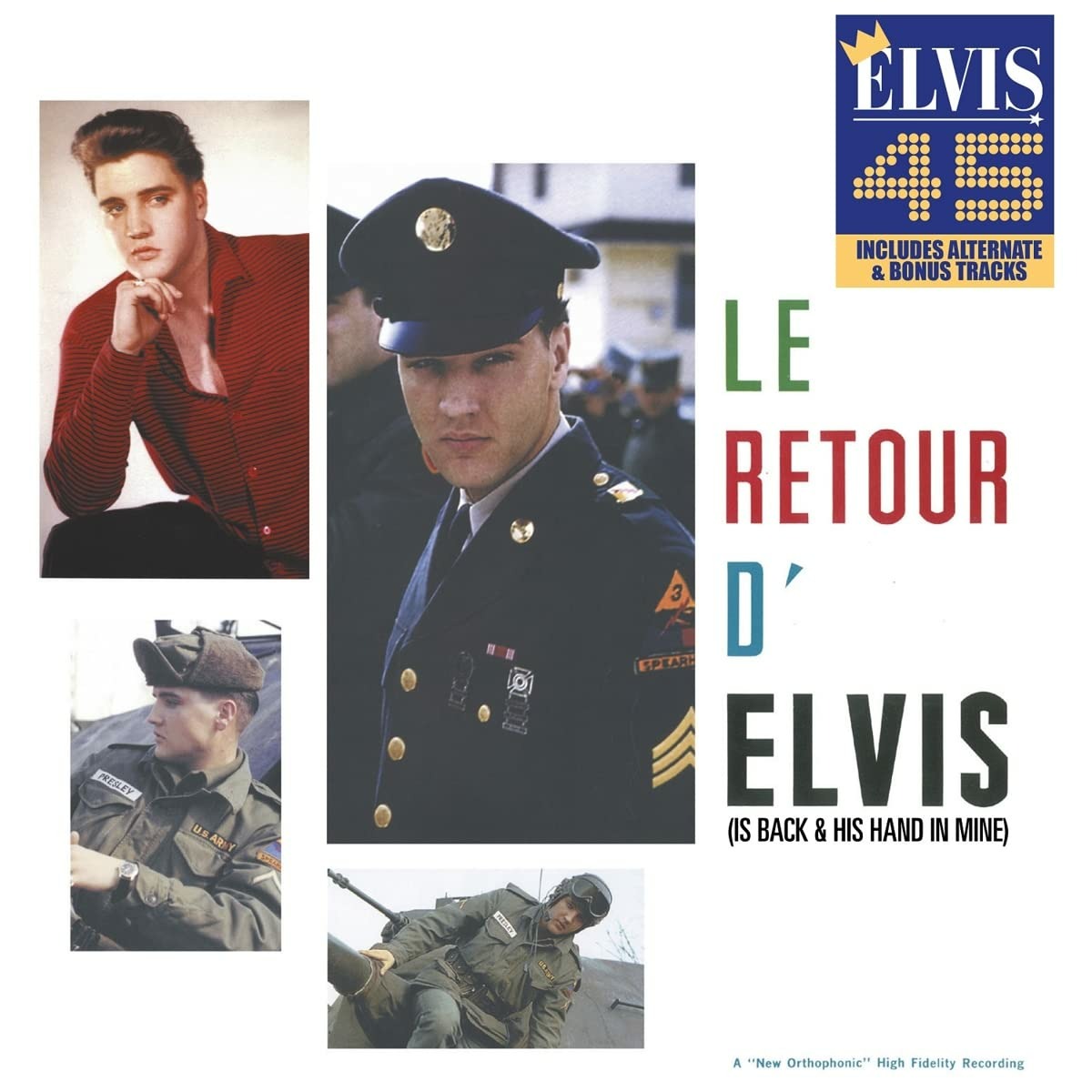 CD Elvis Presley - LE RETOUR D'ELVIS