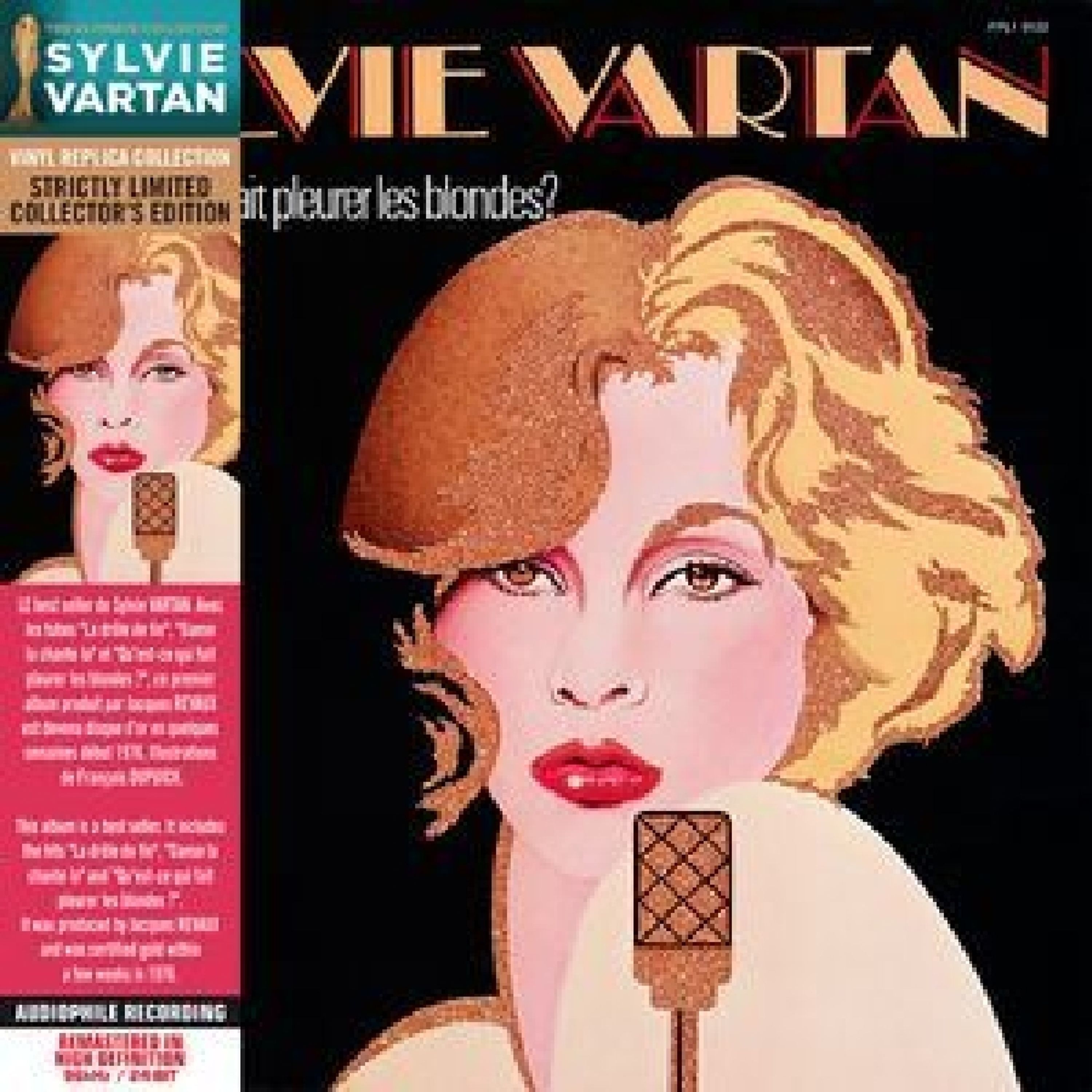 CD Sylvie Vartan - QU'EST-CE QUI FAIT PLEURER LES BLONDES