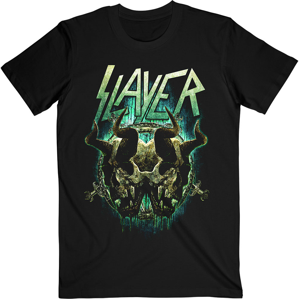 Tričko Slayer - Daemonic Twin, Unisex,Čierna,XXL