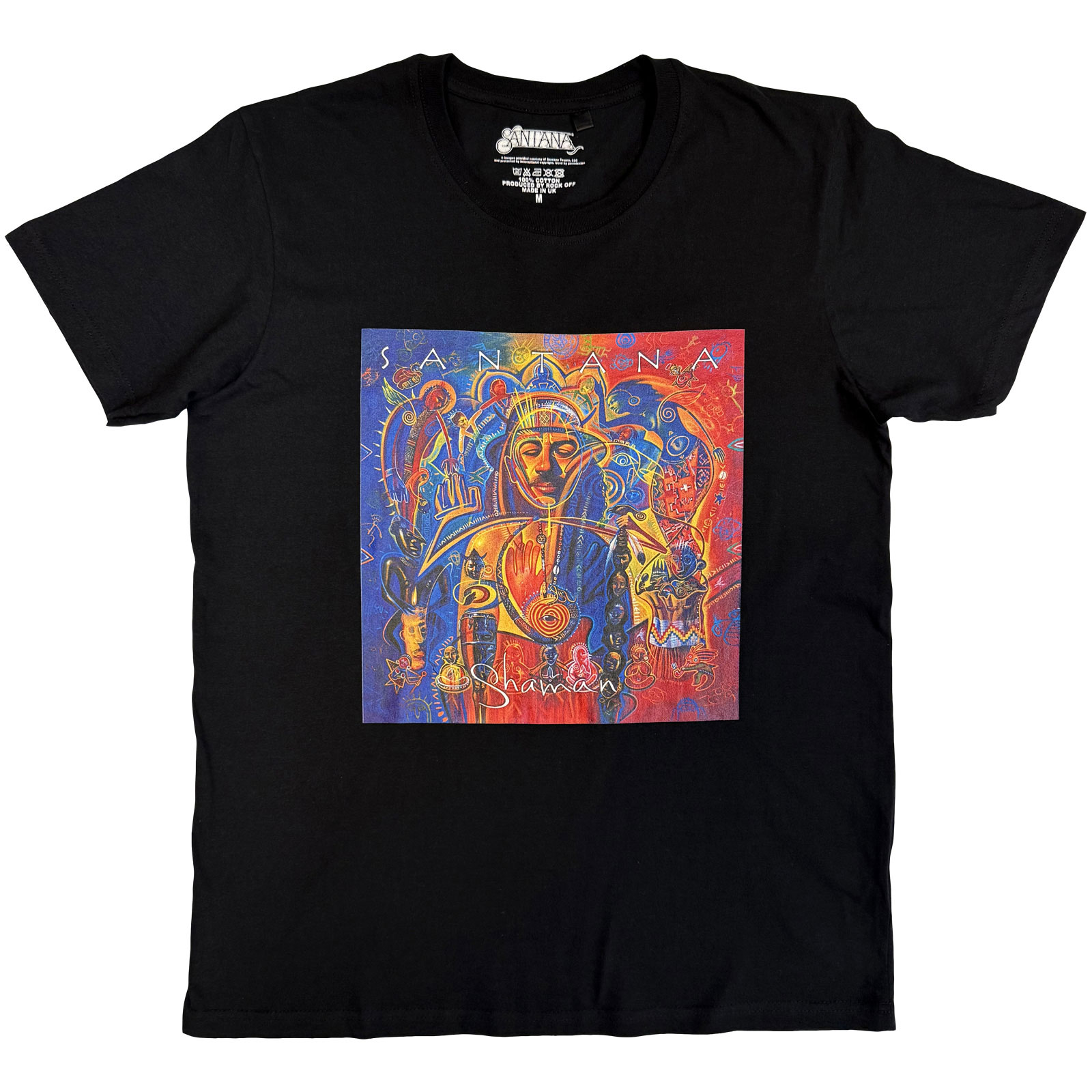 Tričko Carlos Santana - Shaman, Unisex,Čierna,XXL