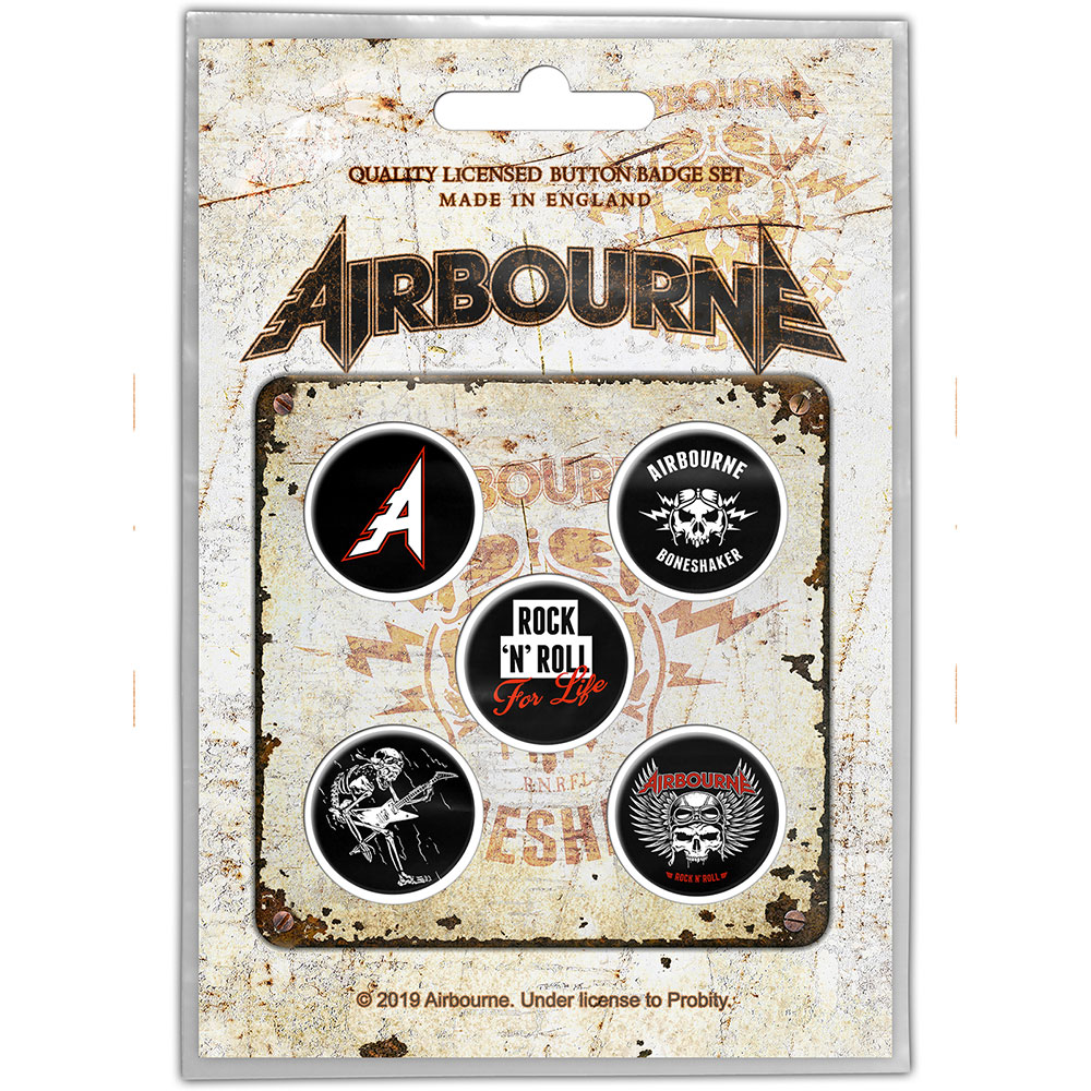 Odznak Airbourne - Boneshaker