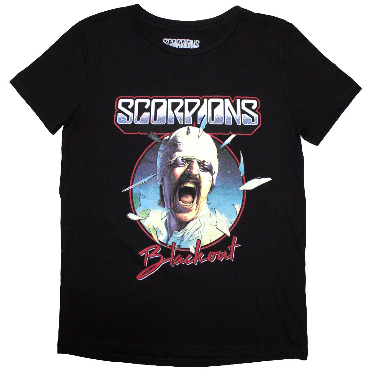 Tričko Scorpions - Blackout Tour '82, Žena,Čierna,XXL