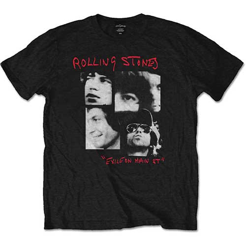 Tričko The Rolling Stones - Photo Exile, Unisex,Čierna,XXL