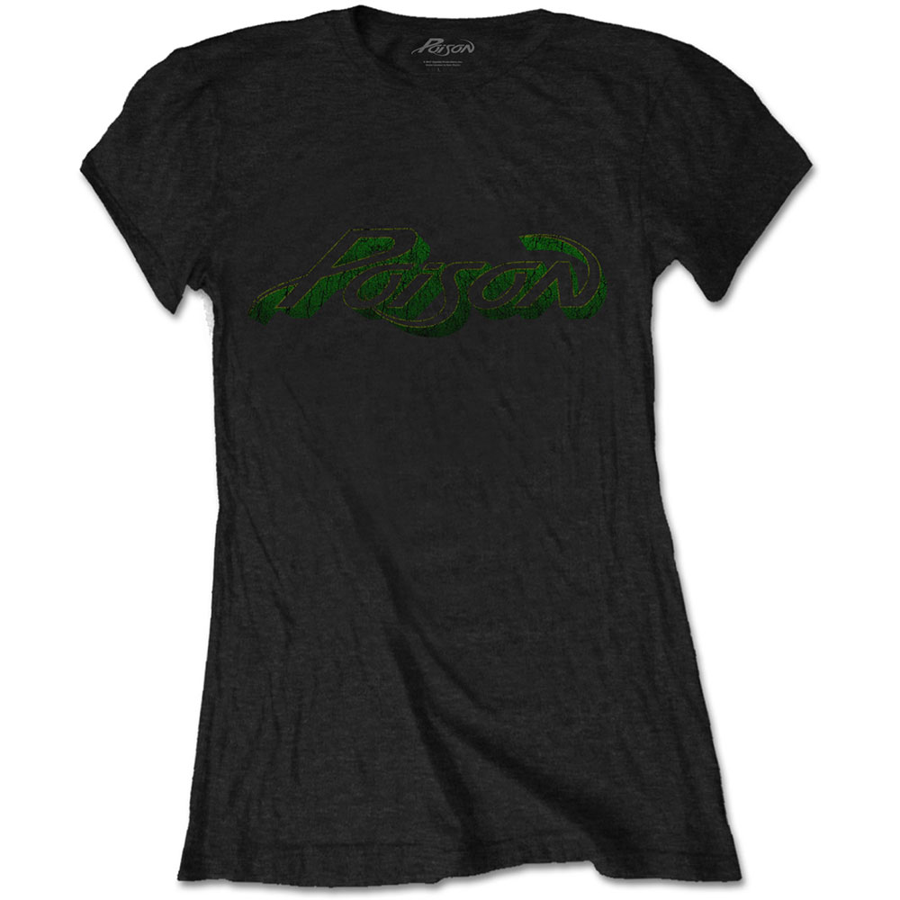 Tričko Poison - Vintage Logo, Žena,Čierna,XXL