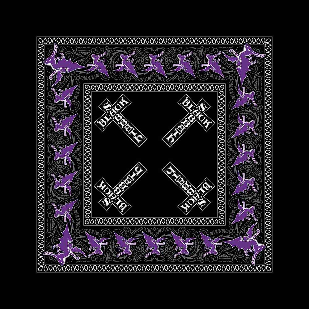 Šatka Black Sabbath - Cross Logo, Unisex,Čierna,Univerzálna