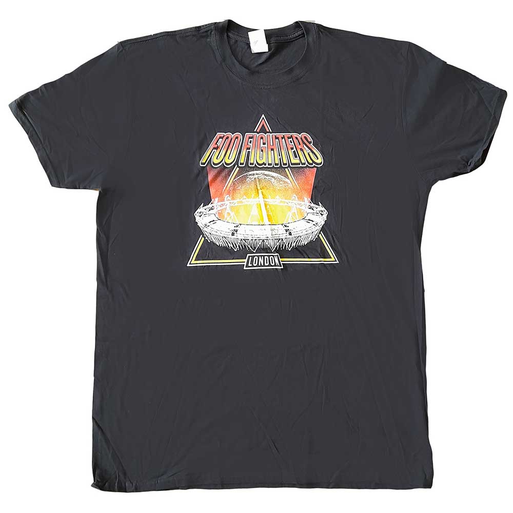 Tričko Foo Fighters - All Over London, Unisex,Čierna,S