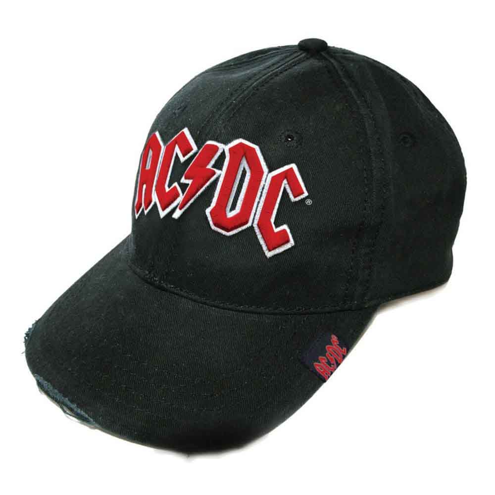 Šiltovka AC/DC - Red Logo, Unisex,Čierna,Univerzálna