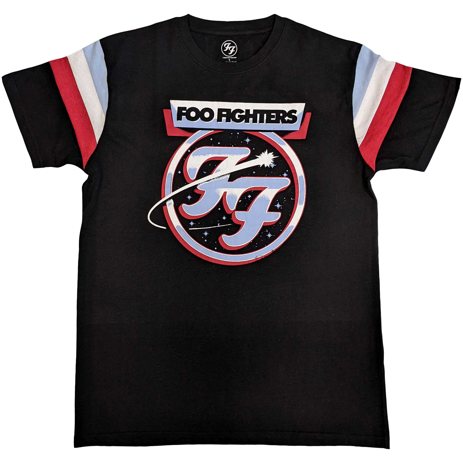 Tričko Foo Fighters - Comet Tricolour, Unisex,Čierna,XL