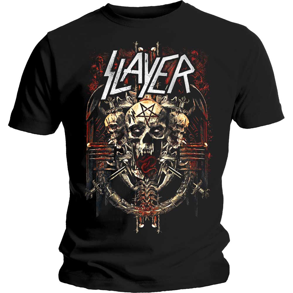 Tričko Slayer - Demonic Admat, Unisex,Čierna,XL