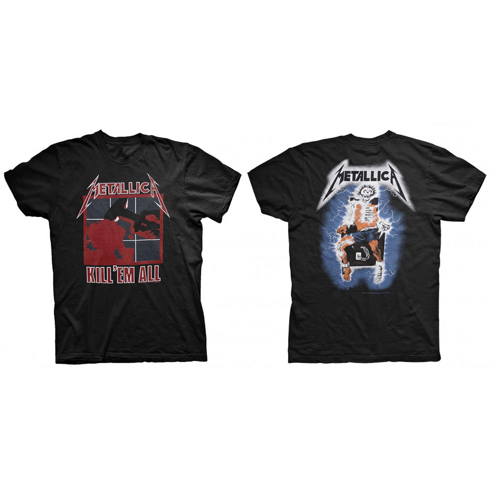 Tričko Metallica - Kill 'Em All, Unisex,Čierna,XXL