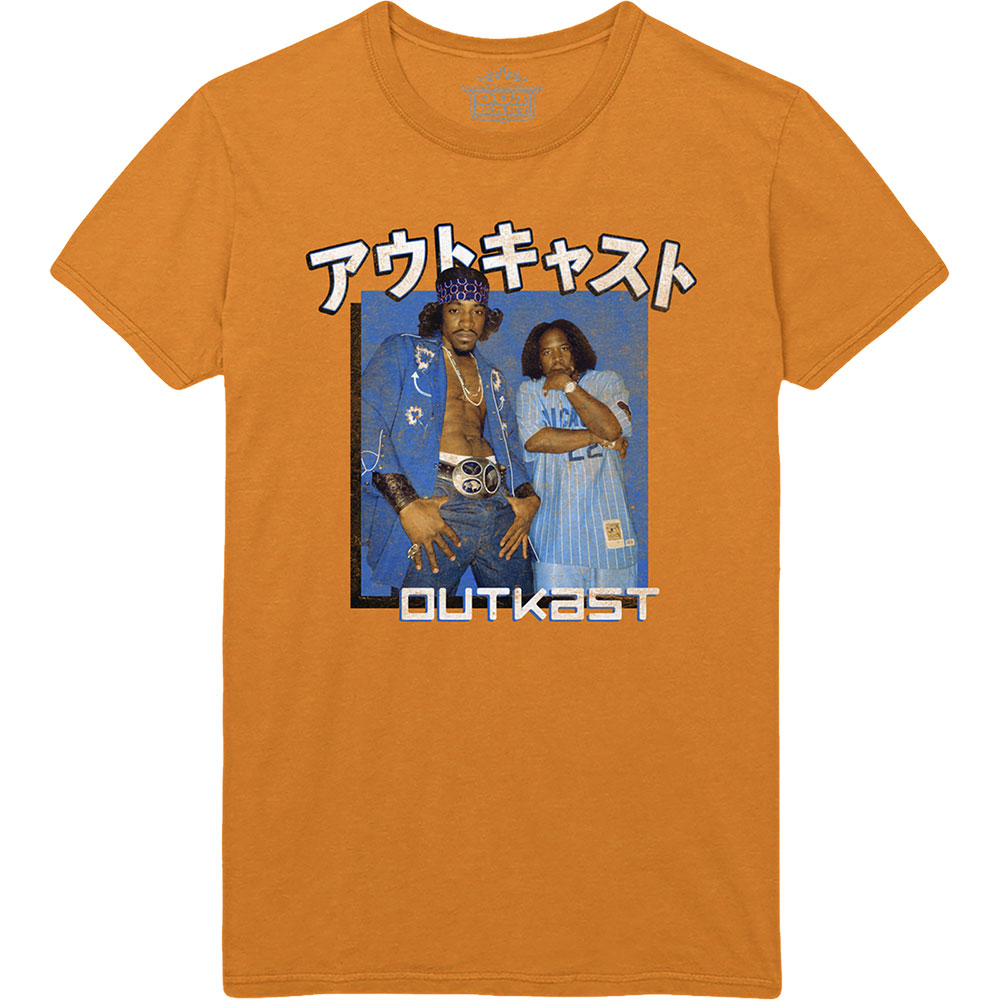 Tričko Outkast - Blue Box, Unisex,Oranžová,XXL