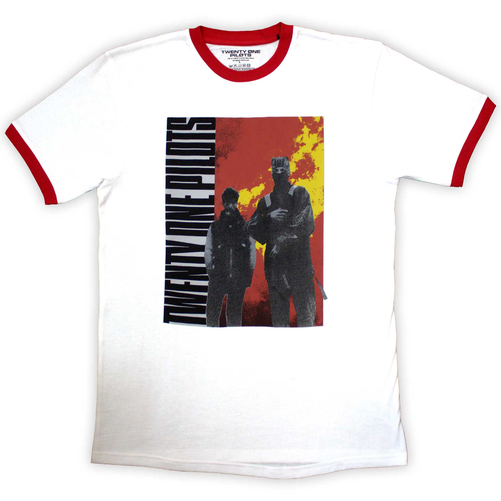 Tričko Twenty One Pilots - Side Stand, Unisex,Biela,XXL