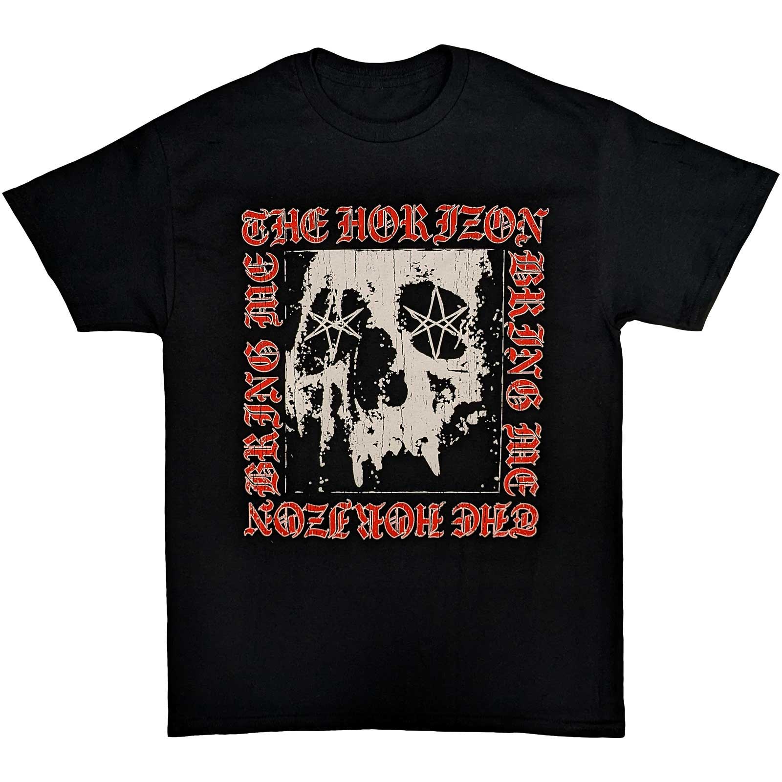 Tričko Bring me the horizon - Metal Logo Skull, Unisex,Čierna,XXL