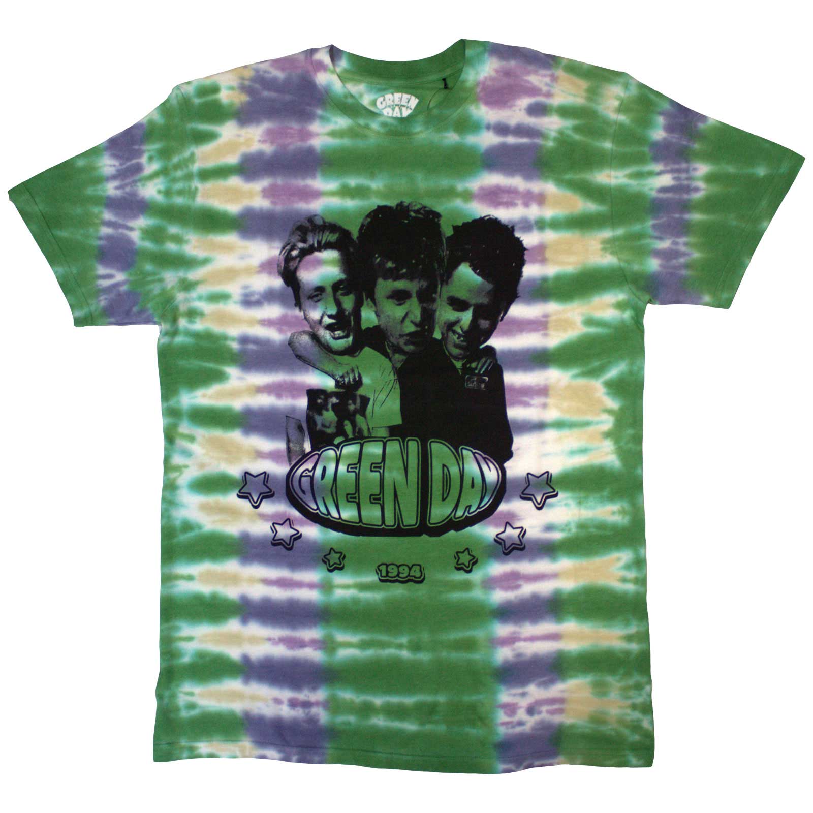Tričko Green Day - Trio, Unisex,Zelená,XXL