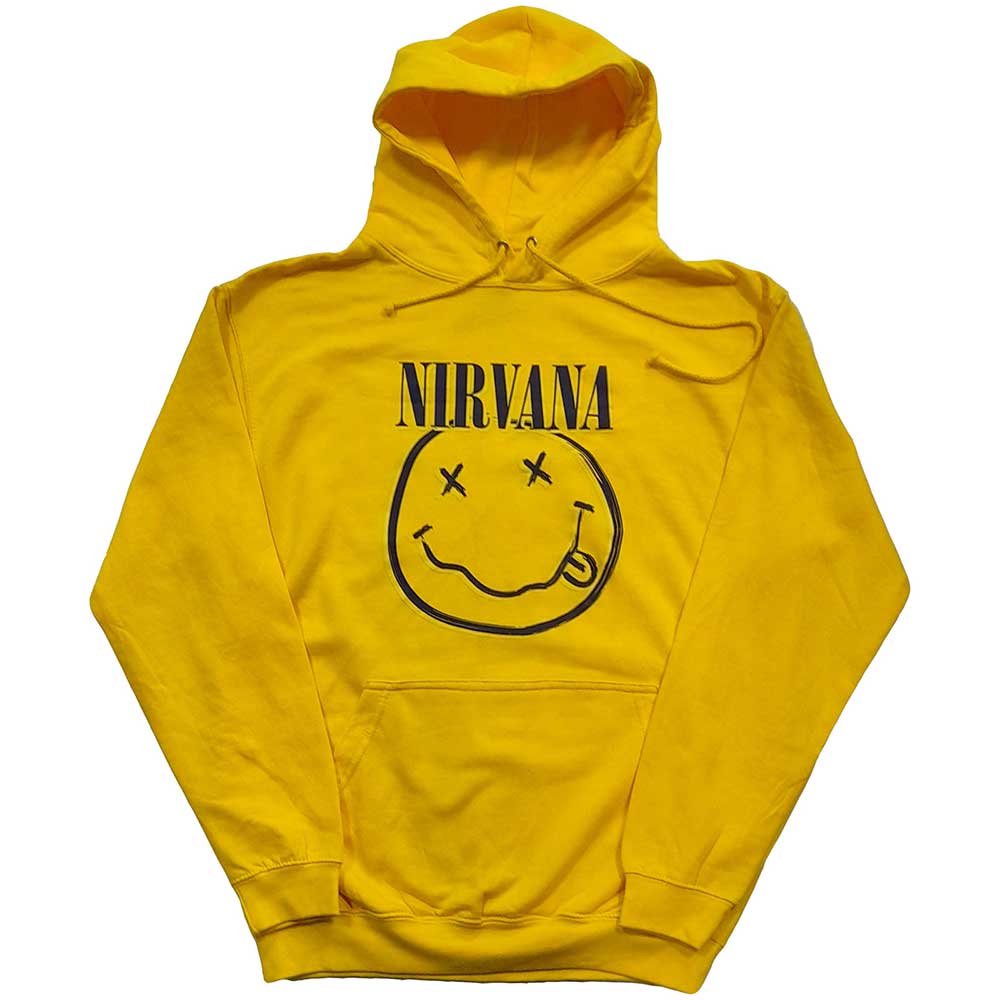 Mikina Nirvana - Inverse Smiley, Unisex,Žltá,XXL