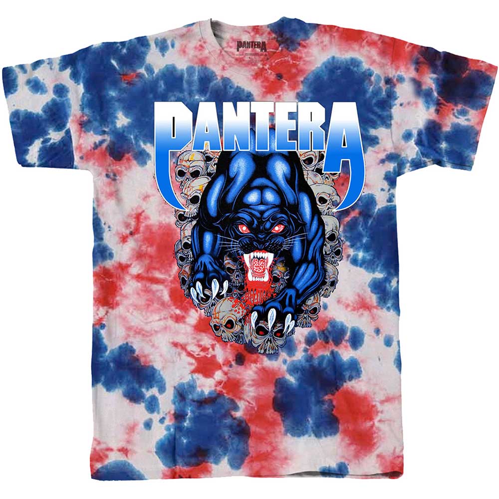 Tričko Pantera - Panther, Unisex,Modrá,XXL