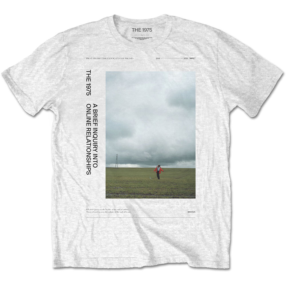 Tričko The 1975 - ABIIOR Side Fields, Unisex,Biela,XXL