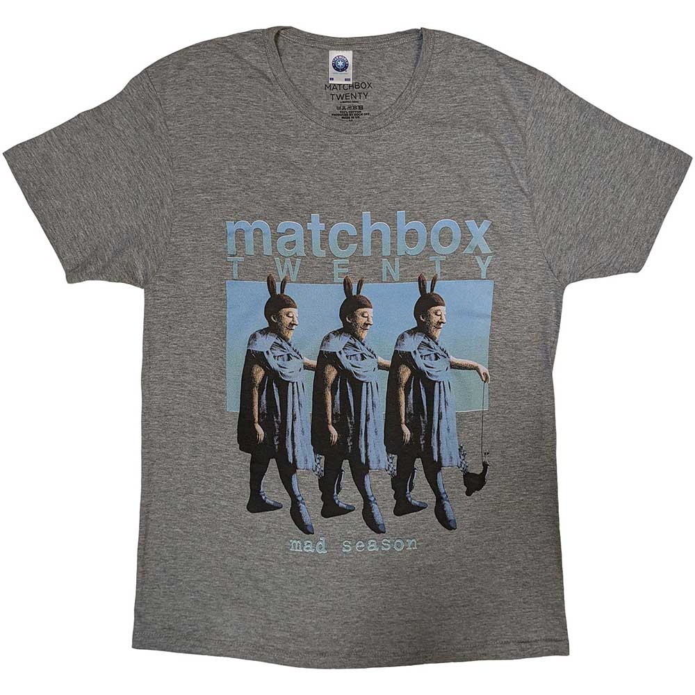 Tričko Matchbox Twenty - Mad Season, Unisex,Šedá,XXL