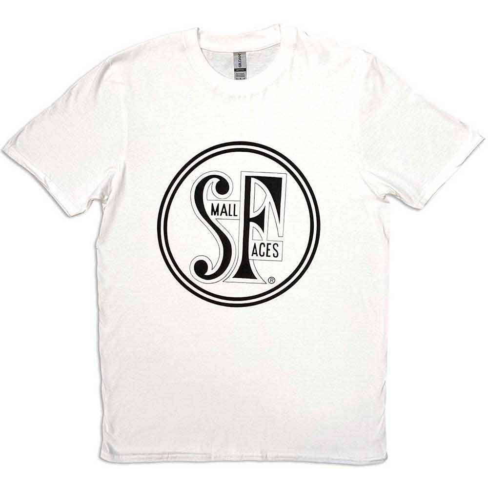 Tričko Small Faces - Logo, Unisex,Biela,XXL
