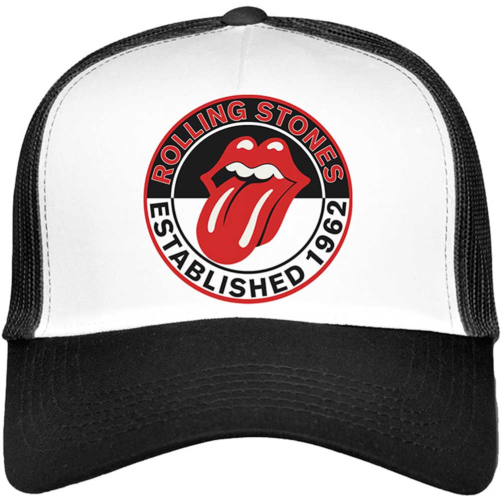Šiltovka The Rolling Stones - Est. 1962, Unisex,Čierna/biela,Univerzálna