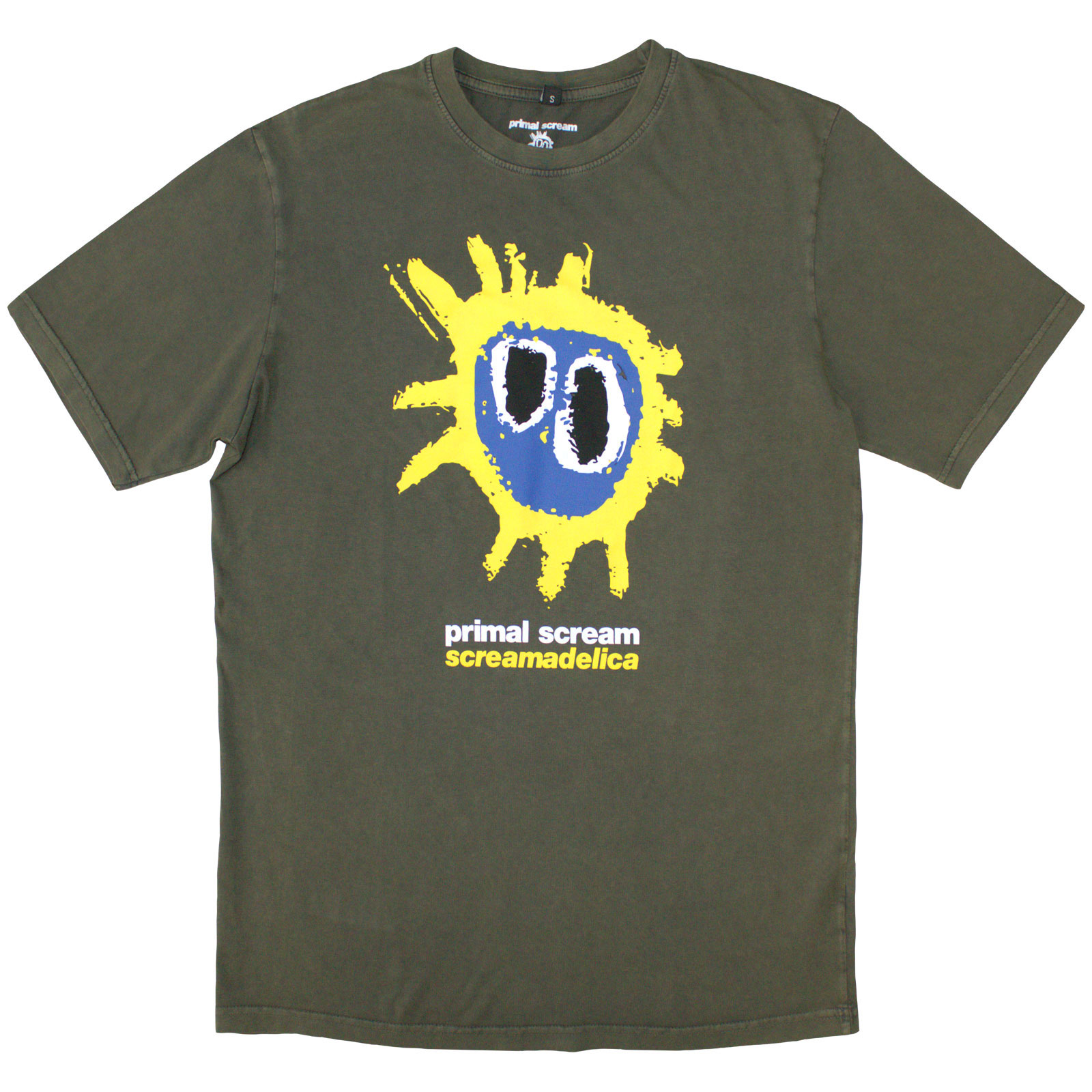 Tričko Primal Scream - Screamadelica, Unisex,Zelená,XXL