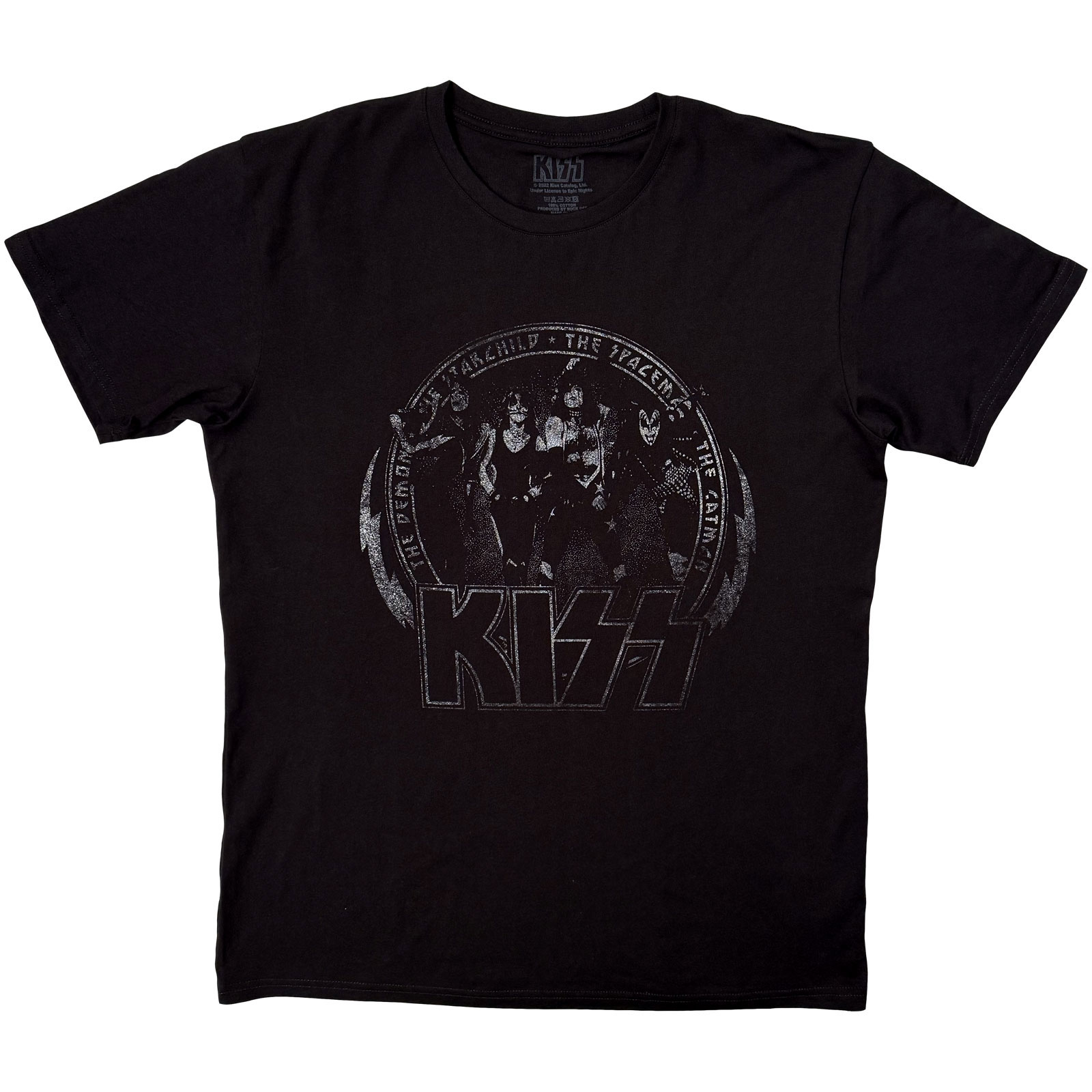 Tričko Kiss - Spaceman, Unisex,Čierna,XXL