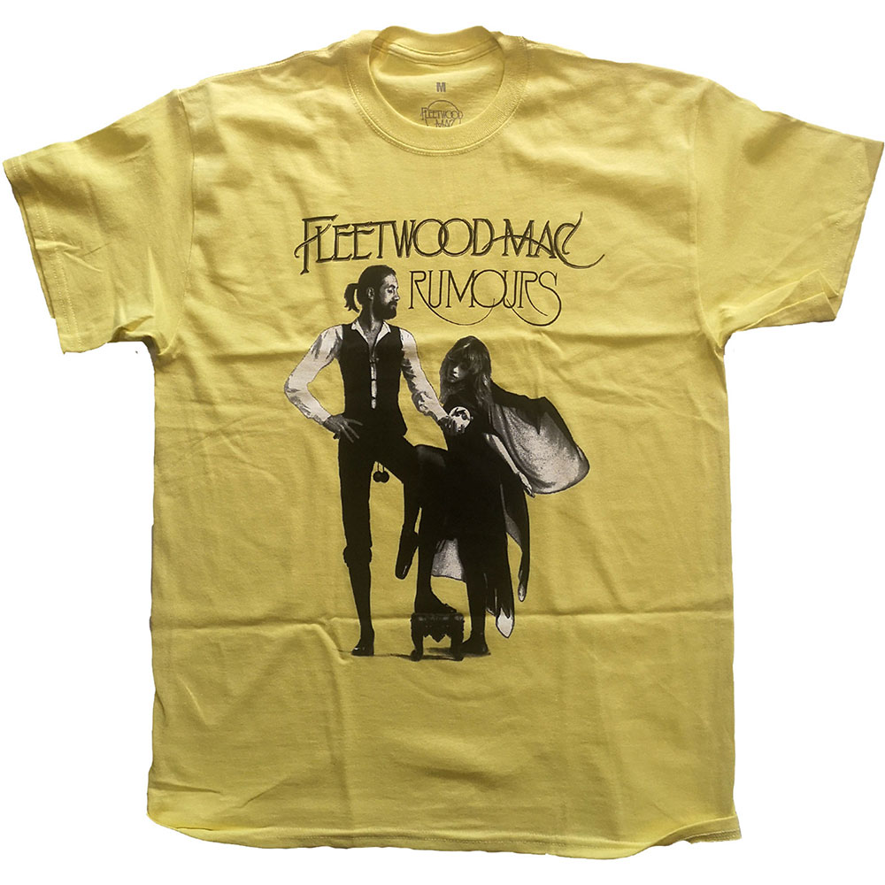 Tričko Fleetwood Mac - Rumours, Unisex,Žltá,XS