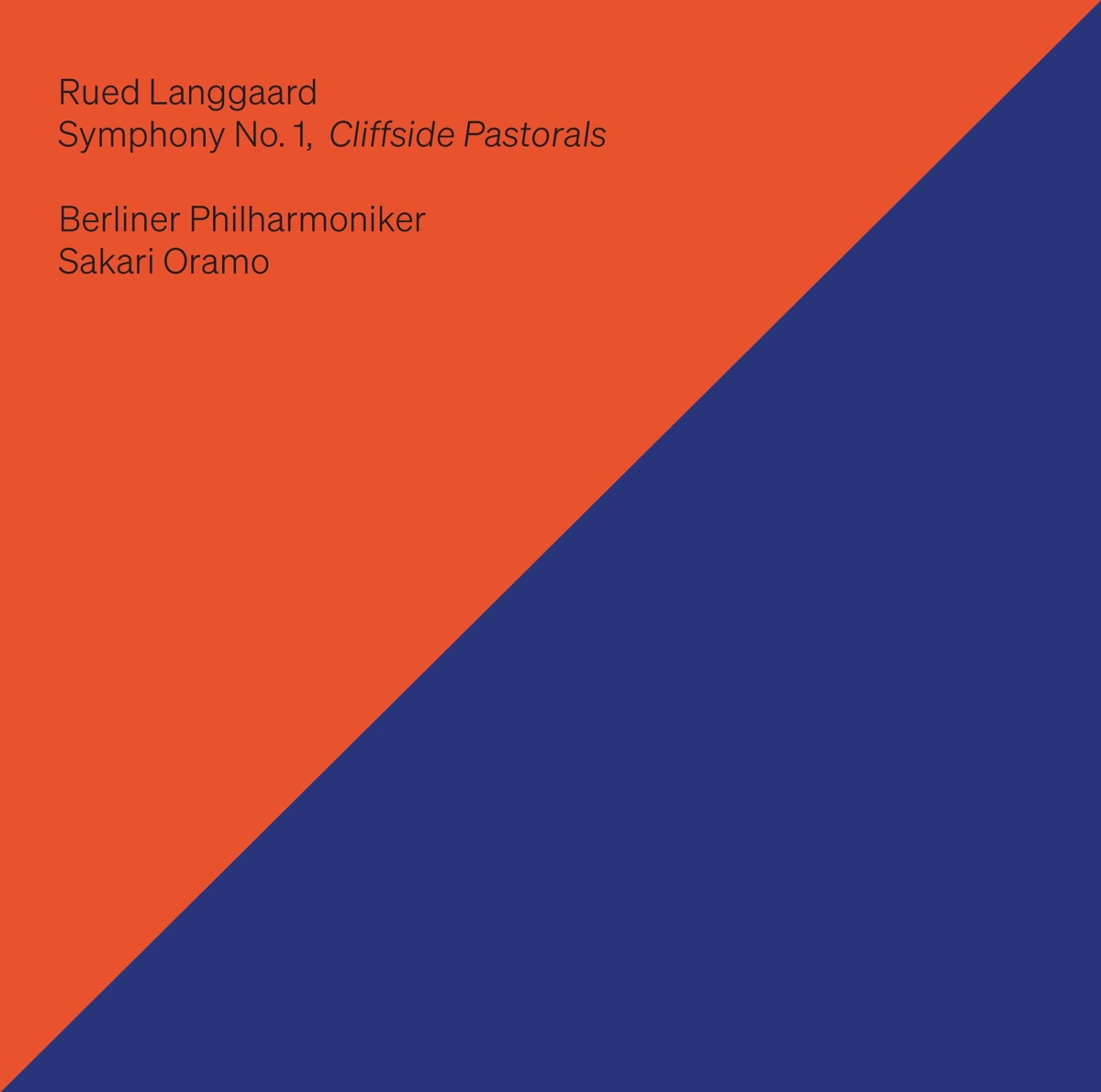 CD Sakari Oramo - RUED LANGGAARD: SYMPHONY NO. 1 - CLIFFSIDE PASTORALS