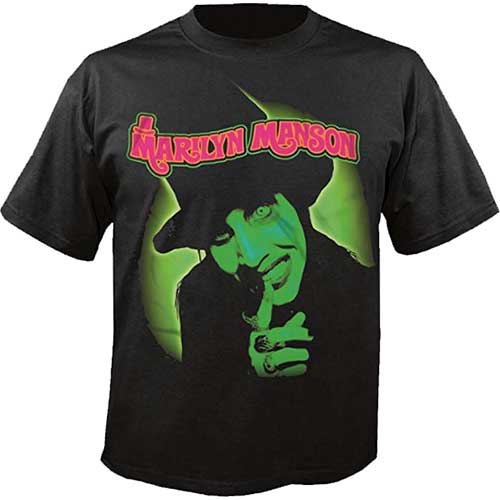 Tričko Marilyn Manson - Smells Like Children, Unisex,Čierna,XXL