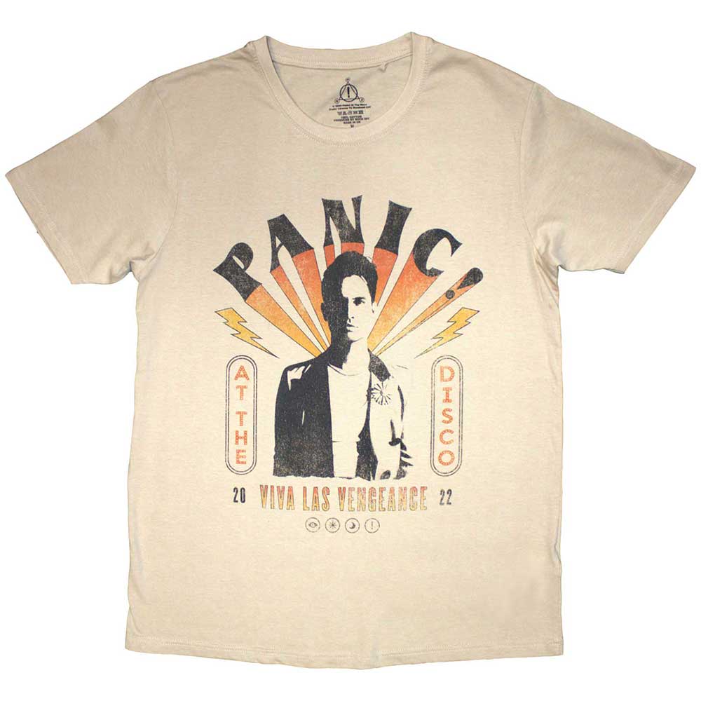 Tričko Panic! At The Disco - Viva, Unisex,Natural,XXL