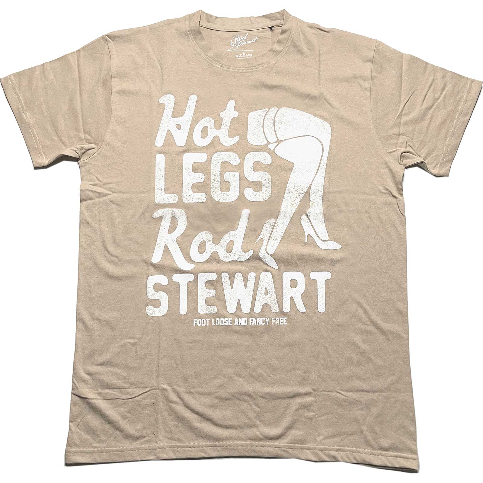 Tričko Rod Stewart - Hot Legs, Unisex,Natural,XXL