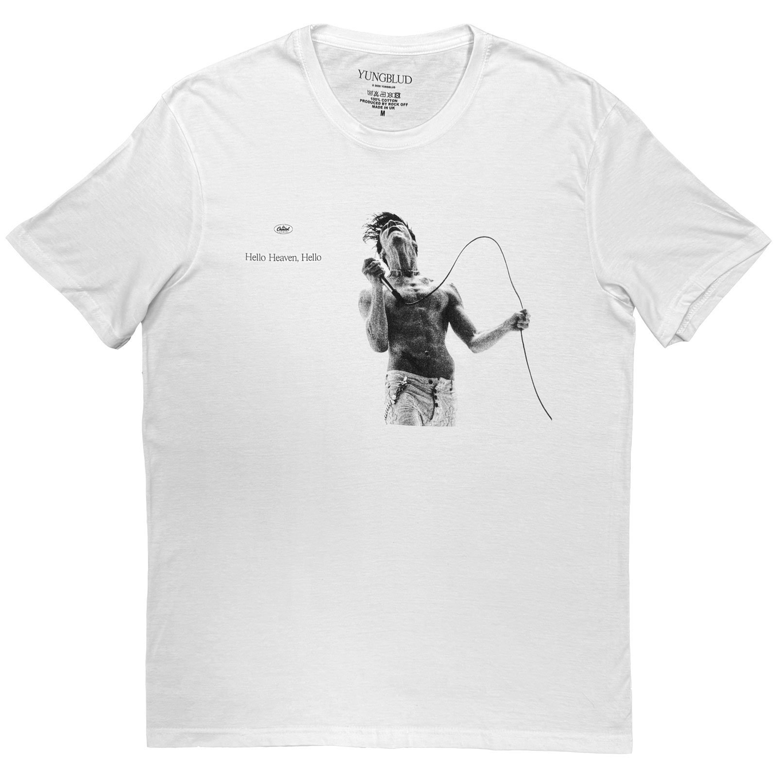 Tričko Yungblud - Hello, Unisex,Biela,XXL