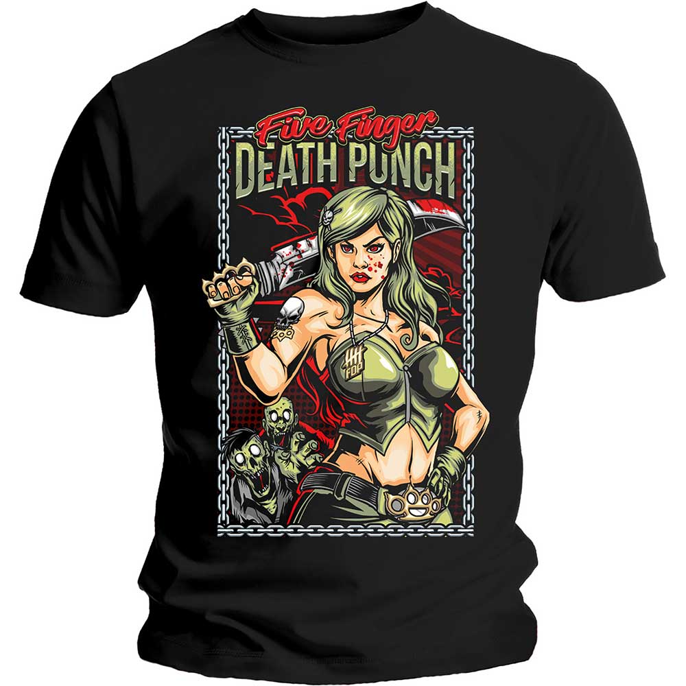 Tričko Five Finger Death Punch - Assassin, Unisex,Čierna,S